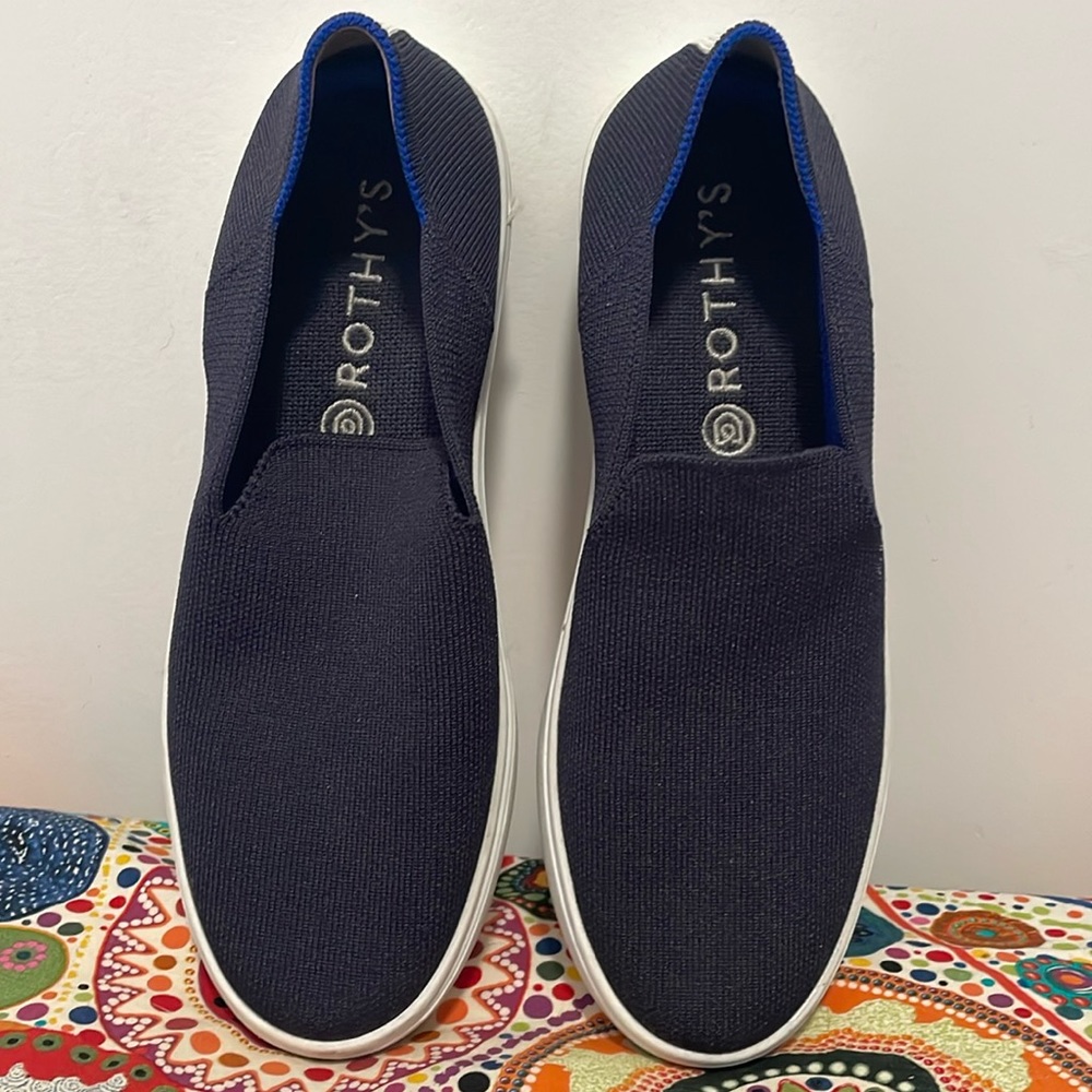 Rothy’s Classic Navy Slip On Sneaker US 8.5